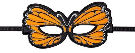 Vlinder oogmasker oranje