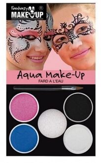 Vlinder schmink setje 4 kleuren