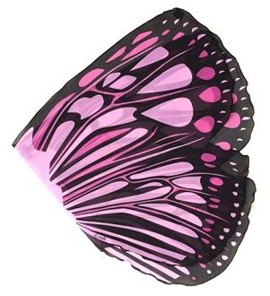 Vlinder verkleed vleugels roze voor meisjes
