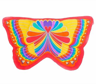 Vlinder verkleed vleugels voor kids regenboog
