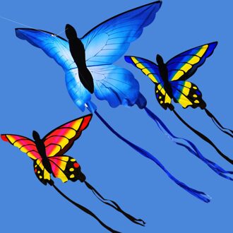 Vlinder Vlieger Lange Staart Outdoor Sport Flying Vliegers Kinderen Leuk Speelgoed Gemakkelijke Controle Vliegen Speelgoed Voor Kinderen Volwassen