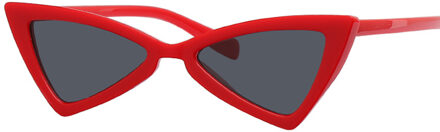 Vlinder Zwarte Cat Eye Zonnebril Vrouwen Blauw Zonnebril Voor Vrouwelijke Trendy Getinte Kleur Schaduw UV400 rood grijs