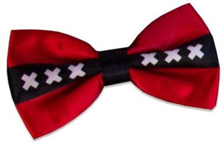 Vlinderdas Amsterdam Rood - Zalm