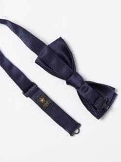 Vlinderdas Klassiek Ontwerp Donkerblauw