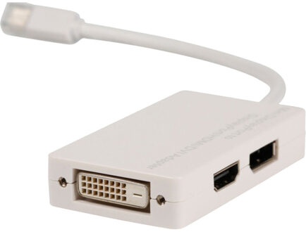 VLMP37460W0.20 tussenstuk voor kabels Mini DisplayPort DVI, DP, HDMI Wit