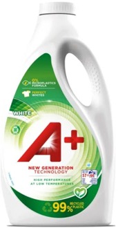 Vloeibaar wasmiddel A+ Liquid Laundry Detergent White 2200 ml