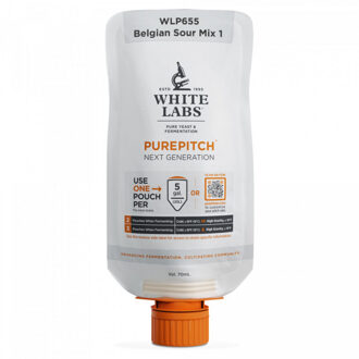 Vloeibare gist WLP655 Belgian Sour Mix I - White Labs- PurePitch™ Next Generation