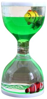 Vloeibare Motion Waskolf Timer Bureau Zintuiglijke Speelgoed Dier Drijvende Olie Zandloper Voor F 97BD groen