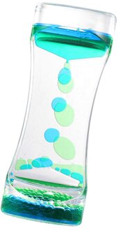 Vloeibare Motion Zandloper Timer Vloeibare Motion Waskolf Voor Kinderen blauw groen