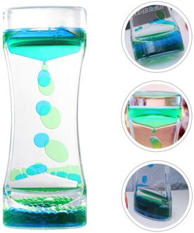 Vloeibare Motion Zandloper Timer Vloeibare Motion Waskolf Voor Kinderen blauw groen