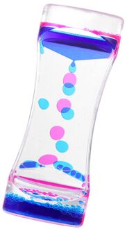Vloeibare Motion Zandloper Timer Vloeibare Motion Waskolf Voor Kinderen blauw roze