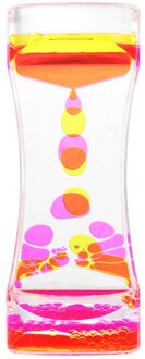 Vloeibare Motion Zandloper Timer Vloeibare Motion Waskolf Voor Kinderen roze geel