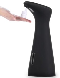 Vloeibare Of Schuim Zeepdispenser Automatische Hand Wassen Wasmachine Intelligente Inductie Schuimende Machine Voor Keuken Badkamer Dispenser zwart Foaming