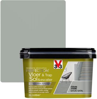 Vloer- En Trapverf Renovatie Perfection Titaan Zijdeglans 2l