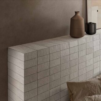 Vloer- en Wandtegel Kronos Terra Crea Calce Spakko 10x60 cm Wit Kronos