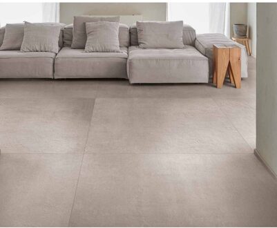 Vloer- en Wandtegel Kronos Terra Crea Corda 80x80 cm Gerectificeerd Grijs Kronos