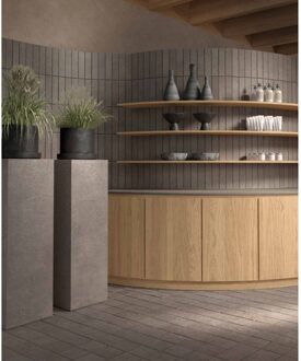Vloer- en Wandtegel Kronos Terra Crea Limo 80x80 cm Gerectificeerd Taupe Kronos