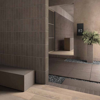 Vloer- en Wandtegel Kronos Terra Crea Limo Spakko 7.5x15 cm Taupe Kronos