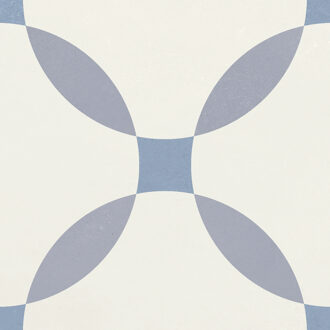 Vloer en Wandtegel Mykonos Hydrolic Calisson Blauw 20x20 cm Mykonos