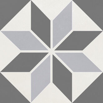 Vloer en Wandtegel Mykonos Hydrolic Sterren 20x20 cm Mykonos