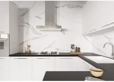 Vloer- en Wandtegel Navarti Uyuni 90x90 cm Gepolijst Wit Navarti