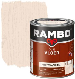 Vloer Olie Transparant Mat Whitewash 0777-0,75 Ltr