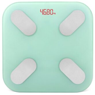 Vloer Weegschaal Badkamer Weegschalen Bmi Body Weegschaal Smart Bluetooth App Elektronische Weegschaal groen