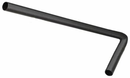 Vloerbuis 75x22 cm RVS Mat Zwart