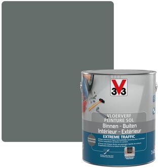 Vloerfverf Binnen - Buiten Extreme Traffic Carbonaat Zijdeglans 2,5l