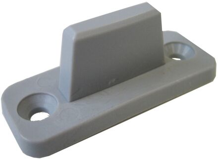 Vloergeleider Schuifdeur Grijs Pvc - 3 Stuks