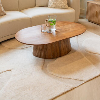 Vloerkleed 'Amarily' 160 x 230cm, kleur Beige - 160 x 230 cm