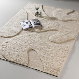 Vloerkleed 'Amarily' 200 x 290cm, kleur Beige - 200 x 290 cm