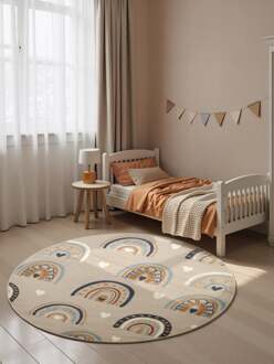 Vloerkleed Bowie Rond - Beige Multicolor Xcm - Polypropyleen - Dekbed-Discounter.nl