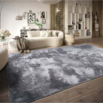 Vloerkleed Calida - Grijs 170x120cm - Polypropyleen - Dekbed-Discounter.nl - 120 x 170 cm