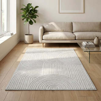 Vloerkleed Chappe - Off White 120x80cm - Polypropyleen - Dekbed-Discounter.nl Wit,Creme - 80 x 120 cm
