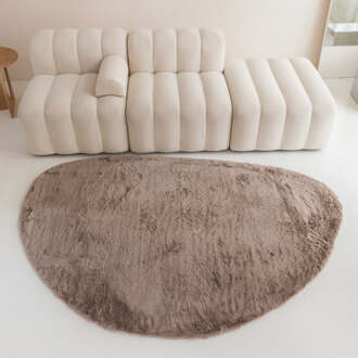 Vloerkleed Comfy Stone - Taupe 115x80cm - Polypropyleen - Dekbed-Discounter.nl