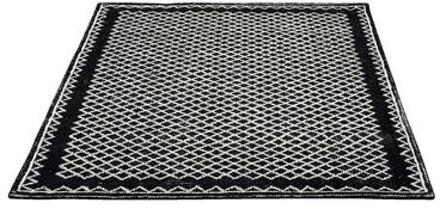 Vloerkleed Exotica - zwart/wit - 160x230 cm - Leen Bakker - 230 x 160
