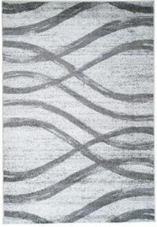Vloerkleed Florence golvend - grijs/lichtgrijs - 160x230 cm - Leen Bakker - 230 x 160