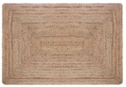 Vloerkleed Gewoven Beige 60 x 90 cm