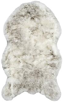 Vloerkleed Husky - /grijs - 60x100 Cm - Acryl - Crème