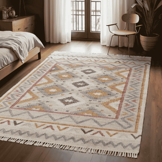 Vloerkleed Imani 150x80cm - Jute Katoen - Dekbed-Discounter.nl