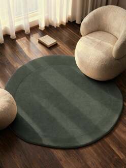 Vloerkleed Kivi Organisch Rond - Natuur Groen Xcm - Wol - Dekbed-Discounter.nl