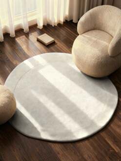 Vloerkleed Kivi Organisch Rond - Natuurcreme Xcm - Wol - Dekbed-Discounter.nl