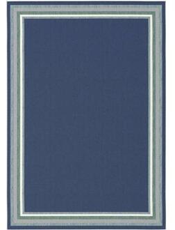Vloerkleed Margate - blauw - 120x170 cm - Leen Bakker - 120 x 170