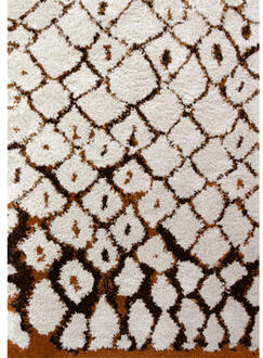 vloerkleed Marrakech - bruin/oranje - 120x170 cm - Leen Bakker - 120 x 170