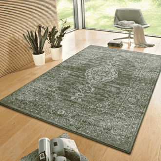 Vloerkleed Méridional - Groen 170x120cm - Polypropyleen - Dekbed-Discounter.nl - 120 x 170 cm