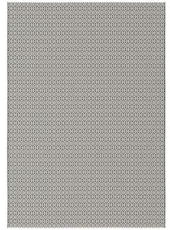 Vloerkleed Nabule - zwart - 120x170 cm - Leen Bakker Grijs - 120 x 170