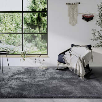 Vloerkleed Olaf - Antraciet 290x200cm - Polypropyleen - Dekbed-Discounter.nl