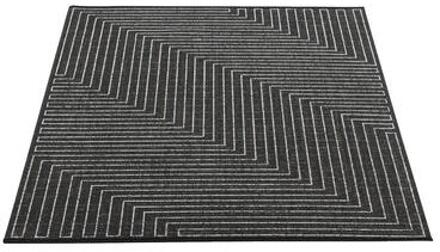 Vloerkleed Otis - zwart - 160x230 cm - Leen Bakker - 230 x 160