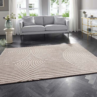 Vloerkleed Panglao - Creme 290x200cm - Polypropyleen - Dekbed-Discounter.nl